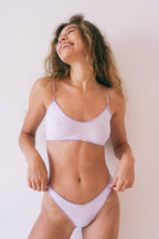 Lilac Bamboo Crop Bralette