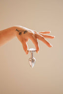 The Lana - Rosenkvarts Stainless Steel Butt Plug