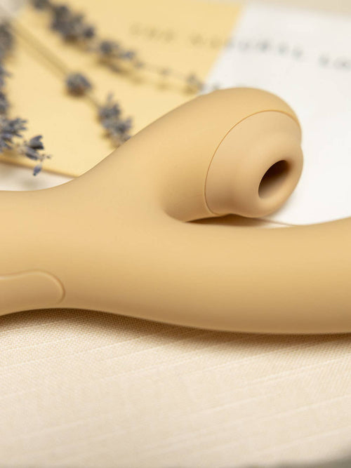 Camphor - Rabbit Style Vibrating Dildo