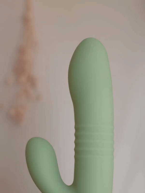Yarrow - Thrusting Rabbit vibrating Dildo