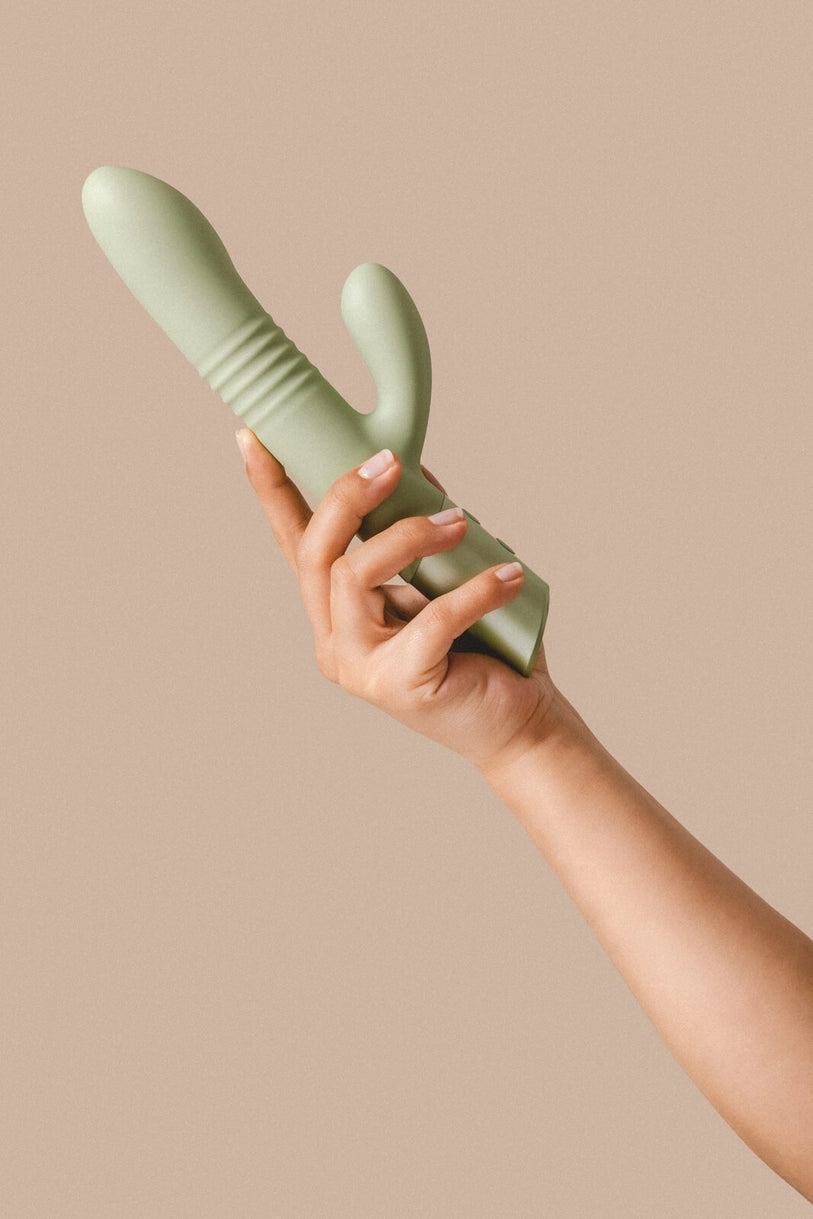 Yarrow - Thrusting Rabbit vibrating Dildo