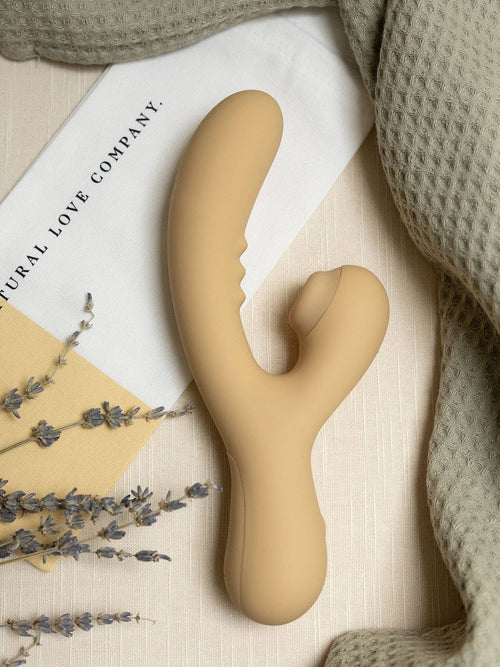 Camphor - Rabbit Style Vibrating Dildo