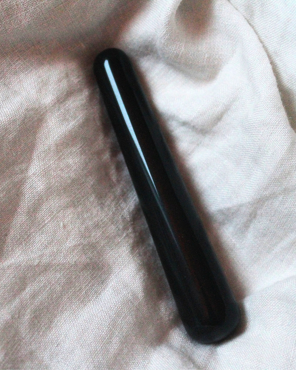 Love Stone Yoni Massasje Wand - Obsidian