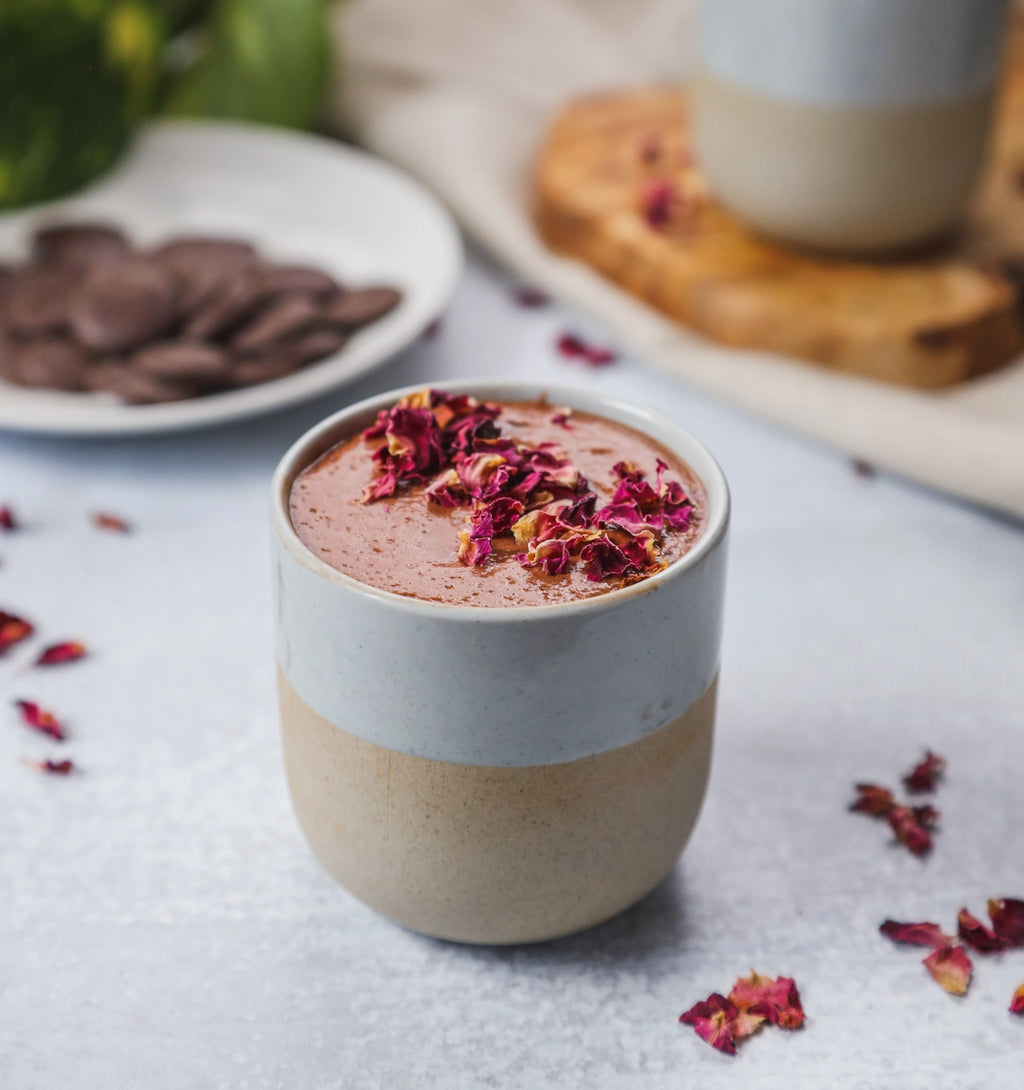 Tantric Cacao - Økologisk seremoniell kakao med rose og damiana 227 gram