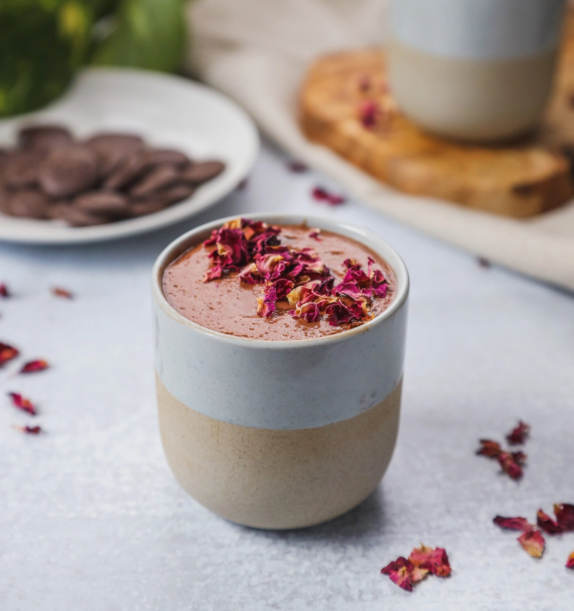 Tantric Cacao - Økologisk seremoniell kakao med rose og damiana 227 gram