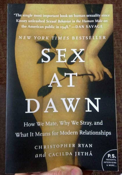 Bokomslag til SeX at Dawn – en populær og engasjerende bok som utfordrer tradisjonelle oppfatninger om sex, monogami og menneskelig seksualitet basert på forskning.